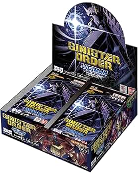 digimon sinister order booster box Amazon.com: Sinister Order (EX10) Digimon Booster Box by Bandai : Toys &  Games